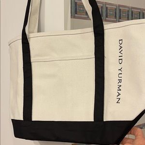 DAVID YURMAN CANVAS TOTE BAG